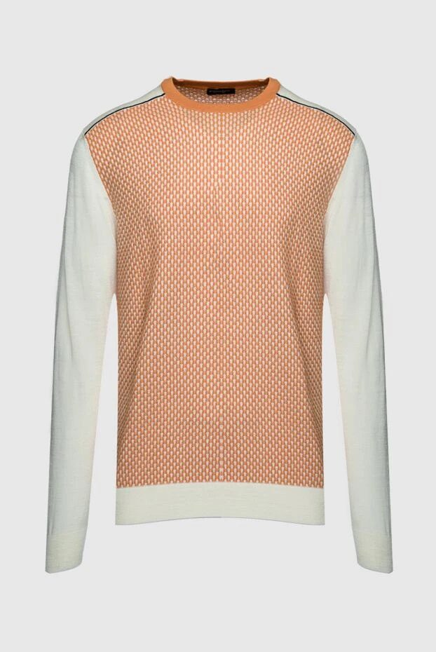 Orange cashmere, silk and linen jumper. - photo 1