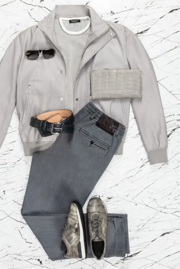 Stefano Ricci beige cotton and silk jumper for men 158793 - photo 2