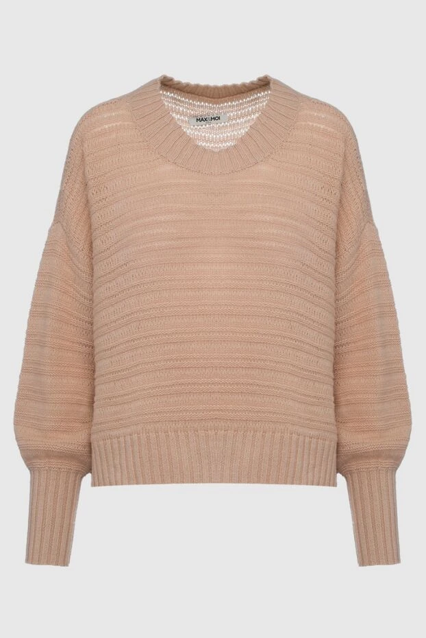 Max&Moi woman beige cashmere jumper for women купить с ценами и фото 158853 - photo 1