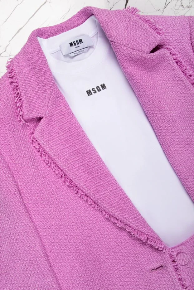 Боди белый базовый стиль с коротким рукавом и принтом
 - фото 2