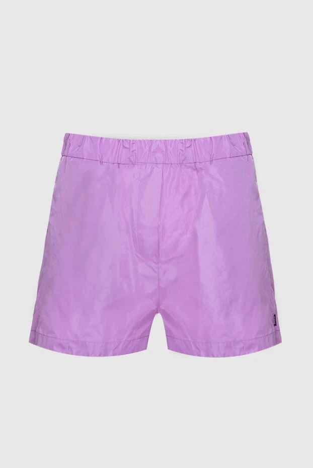 MSGM woman purple polyester shorts for women купить с ценами и фото 158895 - photo 1