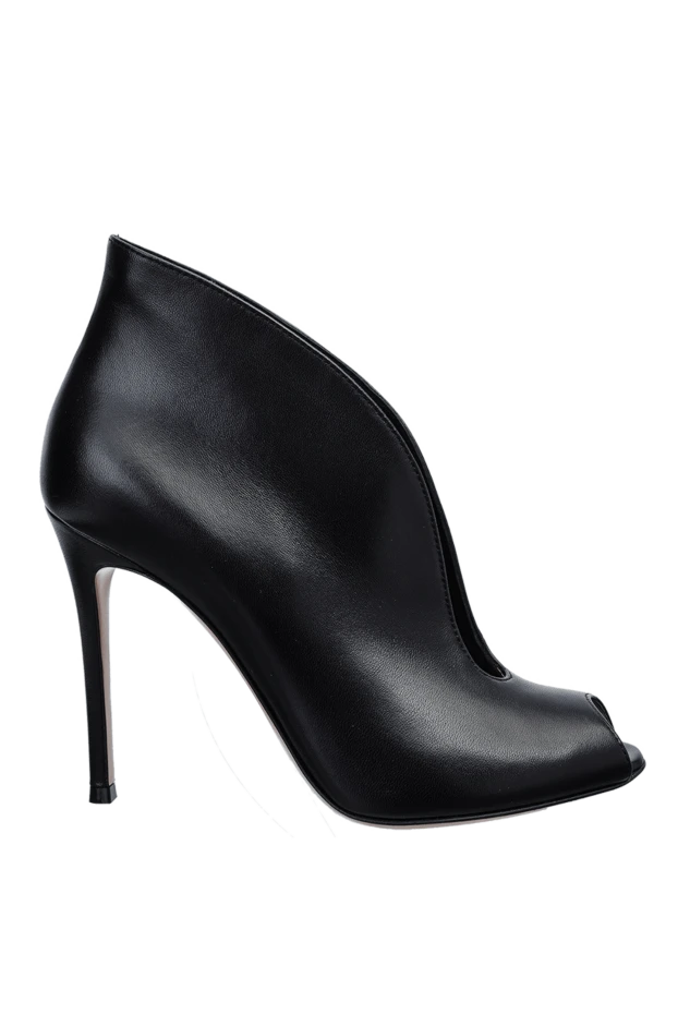 Gianvito Rossi woman black leather ankle boots for women купить с ценами и фото 158917 - photo 1