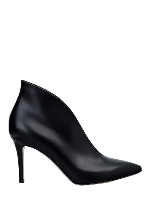 Gianvito Rossi woman black leather ankle boots for women купить с ценами и фото 158919 - photo 1