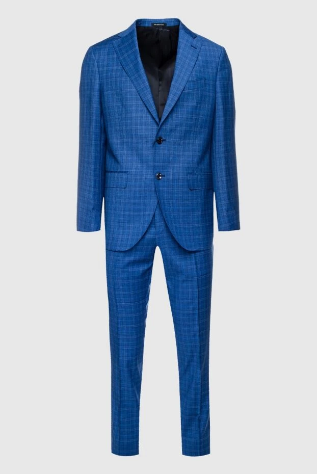 Sartoria Latorre man men's suit made of wool, blue купить с ценами и фото 158924 - photo 1