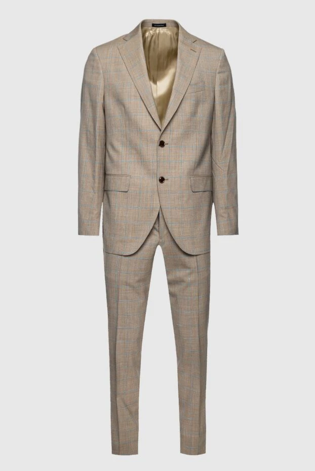 Sartoria Latorre man beige men's wool suit купить с ценами и фото 158934 - photo 1