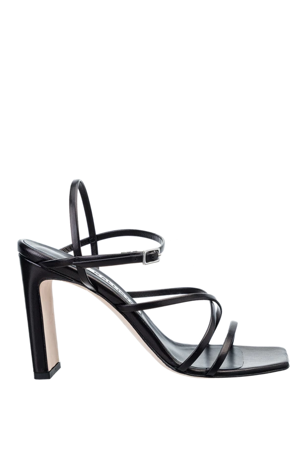 Kalliste woman black leather sandals for women купить с ценами и фото 158940 - photo 1