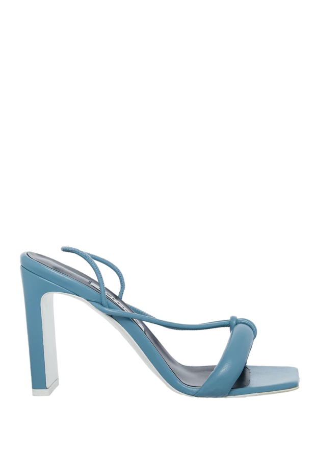 Kalliste woman blue leather sandals for women купить с ценами и фото 158941 - photo 1