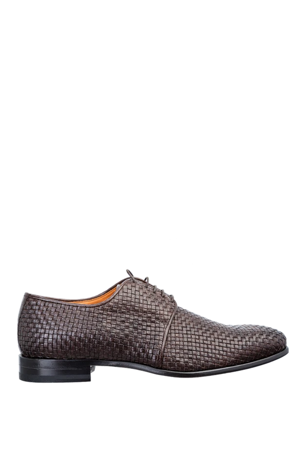 Pellettieri di Parma man brown leather men's shoes купить с ценами и фото 158957 - photo 1