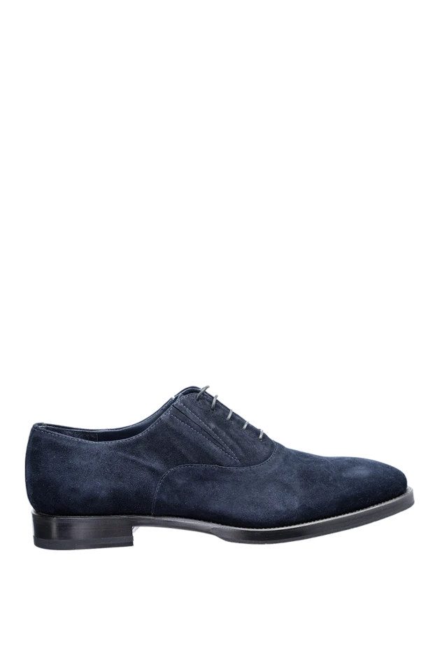 Pellettieri di Parma man blue suede men's shoes купить с ценами и фото 158969 - photo 1