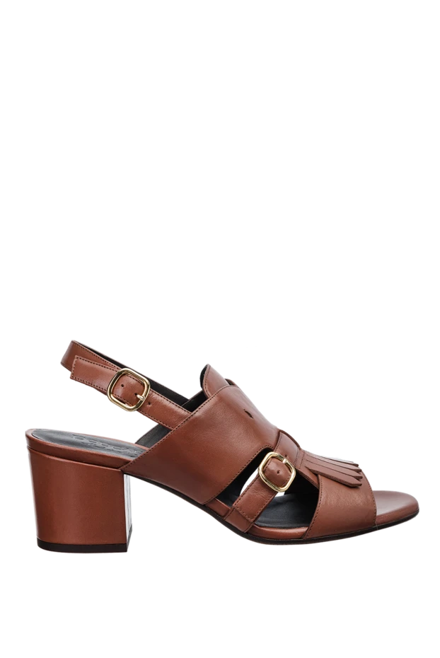 Doucal`s woman brown leather sandals for women купить с ценами и фото 159017 - photo 1