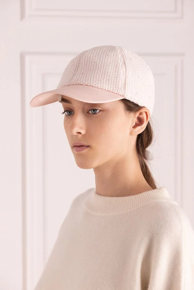 Panicale woman pink cotton cap for women купить с ценами и фото 159065 - photo 2