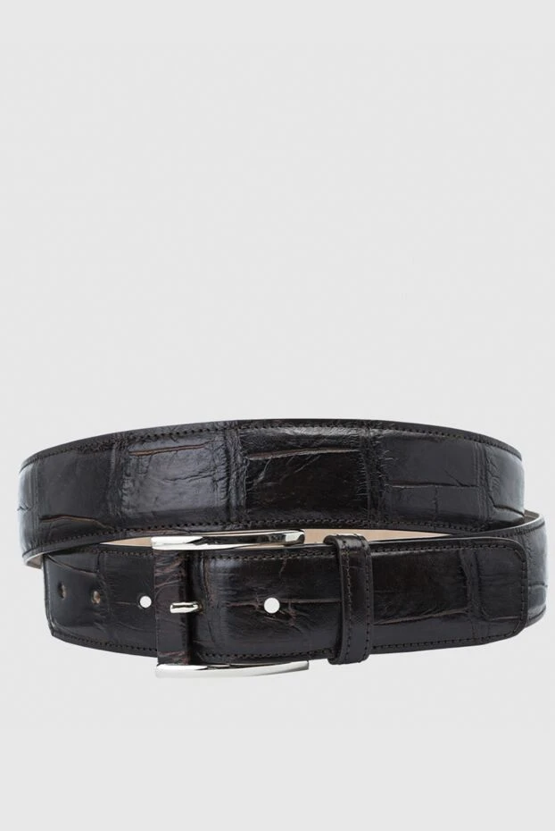 Tardini man brown crocodile leather belt for men купить с ценами и фото 159105 - photo 1