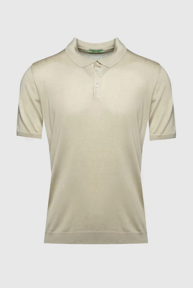 Dalmine man beige silk polo for men купить с ценами и фото 159139 - photo 1