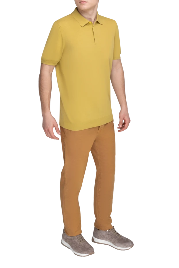 Dalmine man cotton polo yellow for men купить с ценами и фото 159142 - photo 2