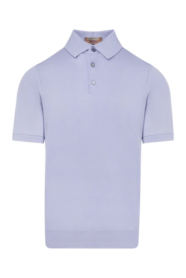 Dalmine man blue long sleeve cotton polo for men купить с ценами и фото 159157 - photo 1