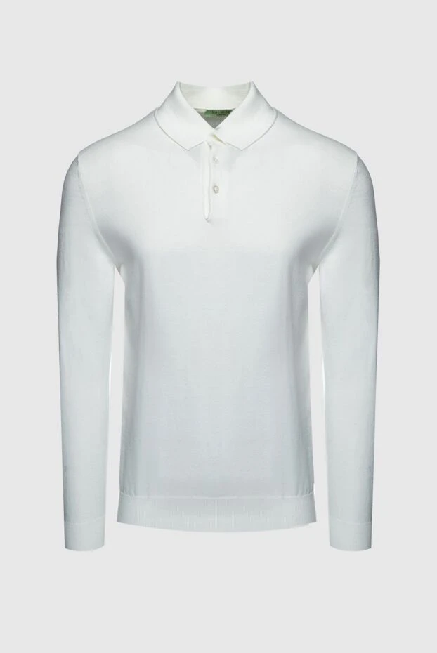 Dalmine man white long sleeve cotton polo for men купить с ценами и фото 159159 - photo 1