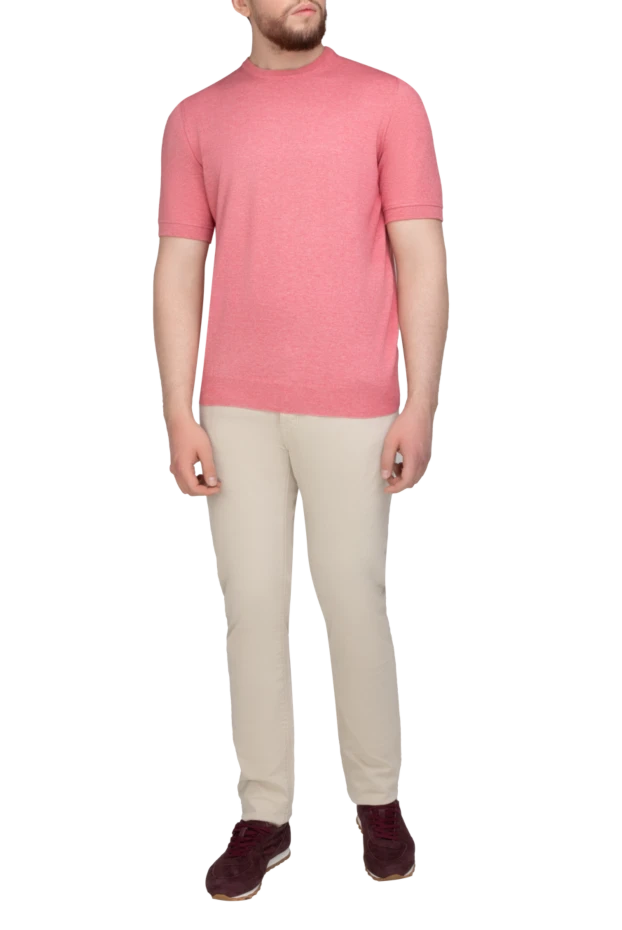 Dalmine man cotton jumper pink for men купить с ценами и фото 159170 - photo 2