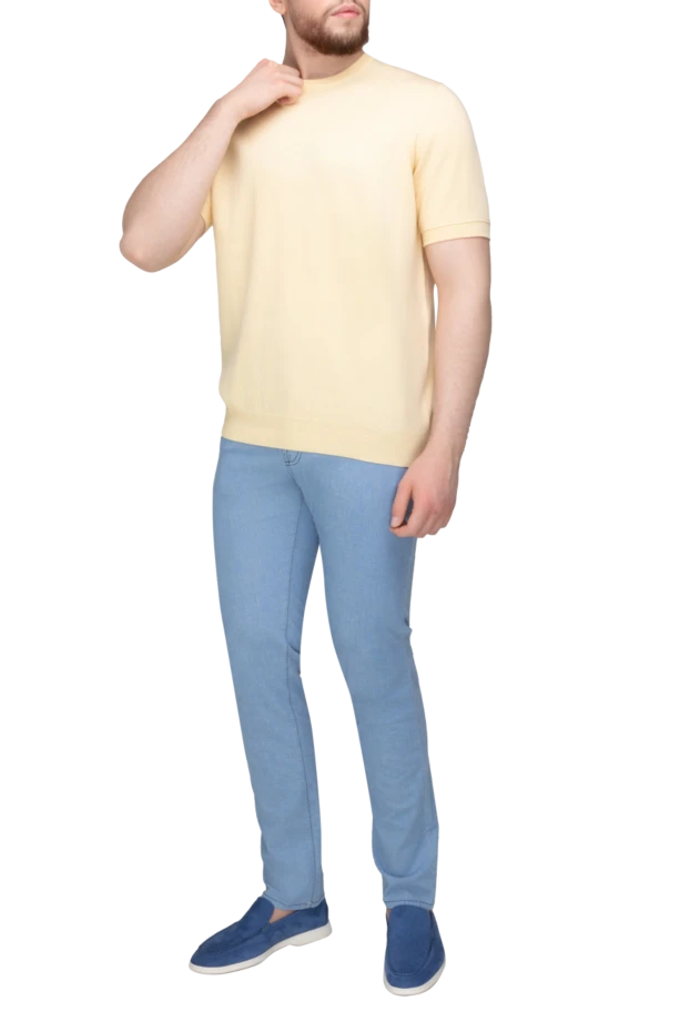 Dalmine man cotton jumper beige for men купить с ценами и фото 159177 - photo 2