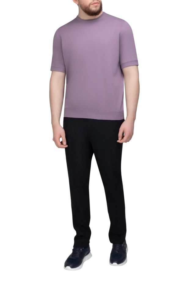 Dalmine man pink short sleeve cotton jumper for men купить с ценами и фото 159185 - photo 2