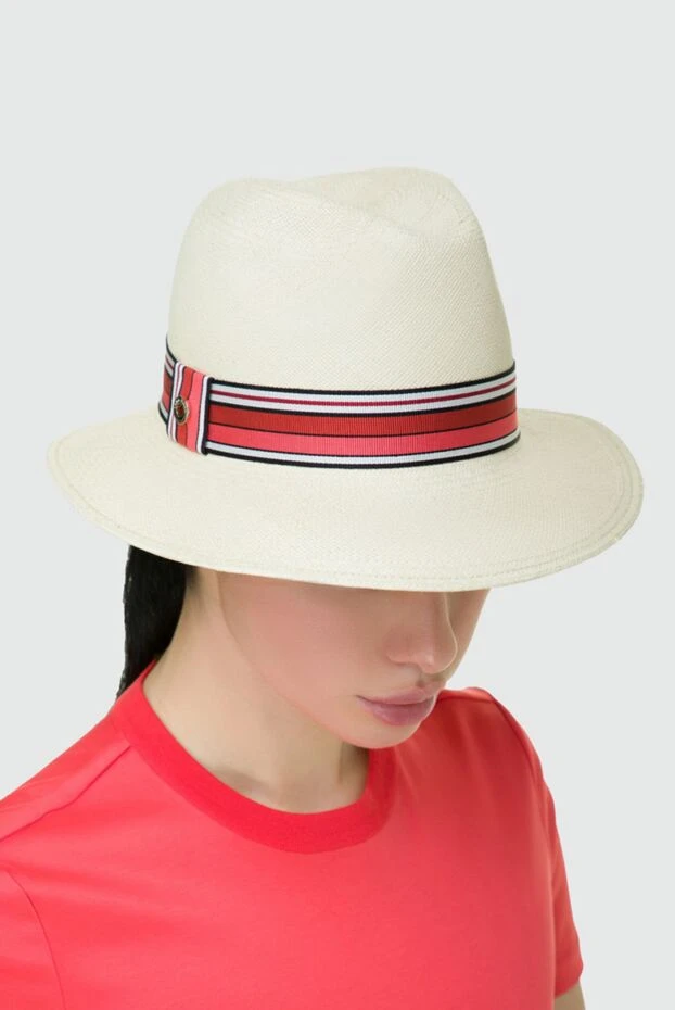 Loro Piana woman white straw hat for women купить с ценами и фото 159207 - photo 2