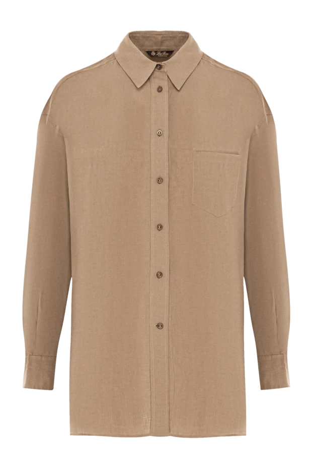 Жасыл зығырдан жасалған әйелдер жейде-блузасы - фото 1