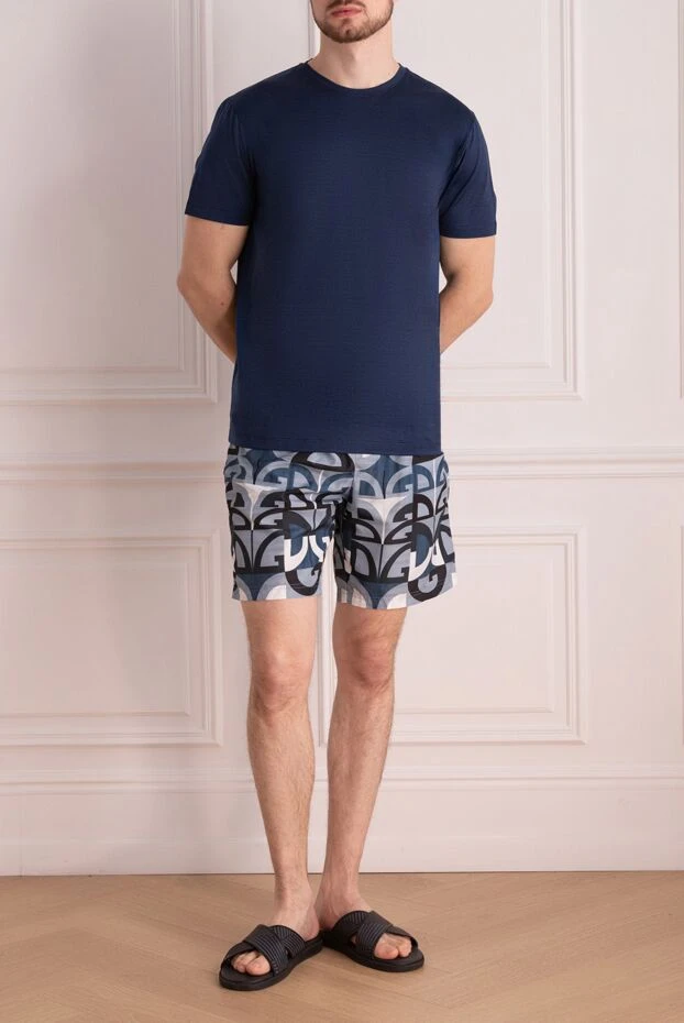 Dolce & Gabbana man blue polyester beach shorts for men купить с ценами и фото 159306 - photo 2