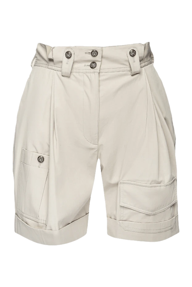 Dolce & Gabbana woman yellow cotton shorts for women купить с ценами и фото 159316 - photo 1