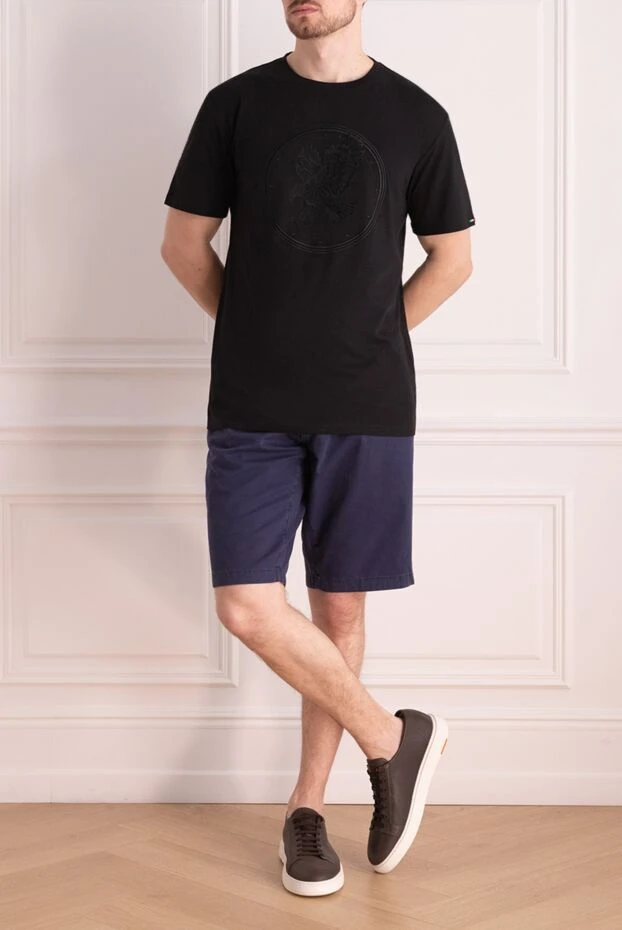 Jacob Cohen man blue cotton shorts for men купить с ценами и фото 159362 - photo 2