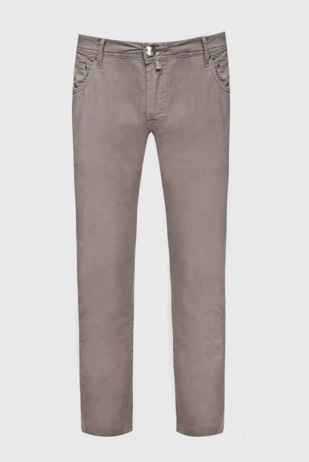 Jacob Cohen man beige cotton jeans for men купить с ценами и фото 159371 - photo 1