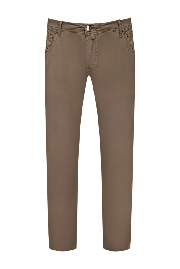 Jacob Cohen man beige cotton jeans for men купить с ценами и фото 159371 - photo 1