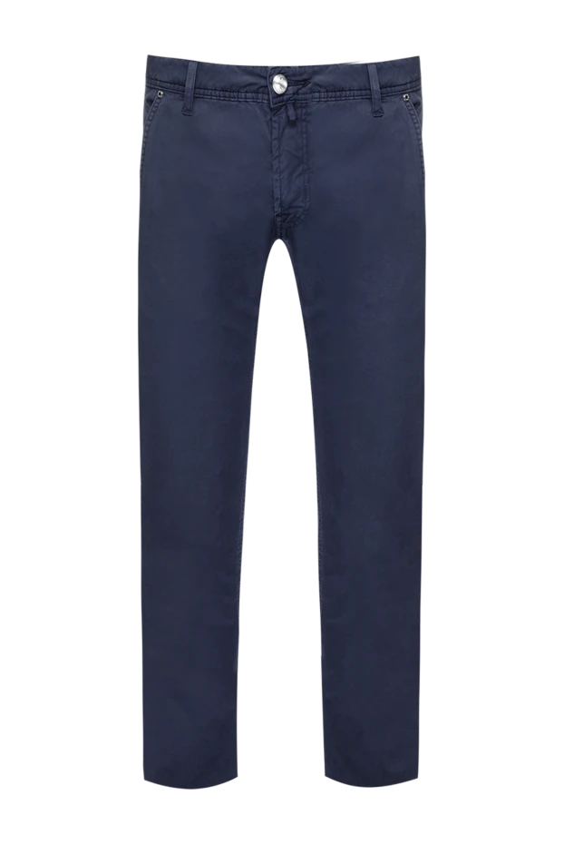 Jacob Cohen man blue cotton jeans for men купить с ценами и фото 159372 - photo 1