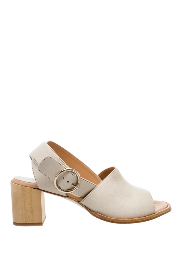 Paloma Barcelo woman beige leather sandals for women купить с ценами и фото 159376 - photo 1