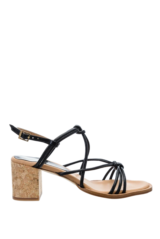 Paloma Barcelo woman black leather sandals for women купить с ценами и фото 159379 - photo 1