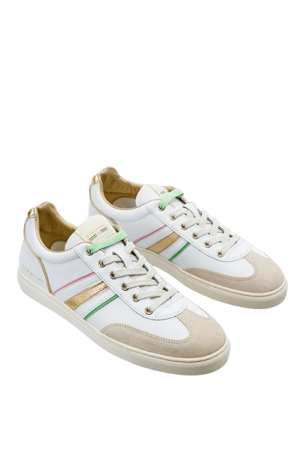 Fabiana Filippi woman white linen and polyamide sneakers for women 168770 - photo 3