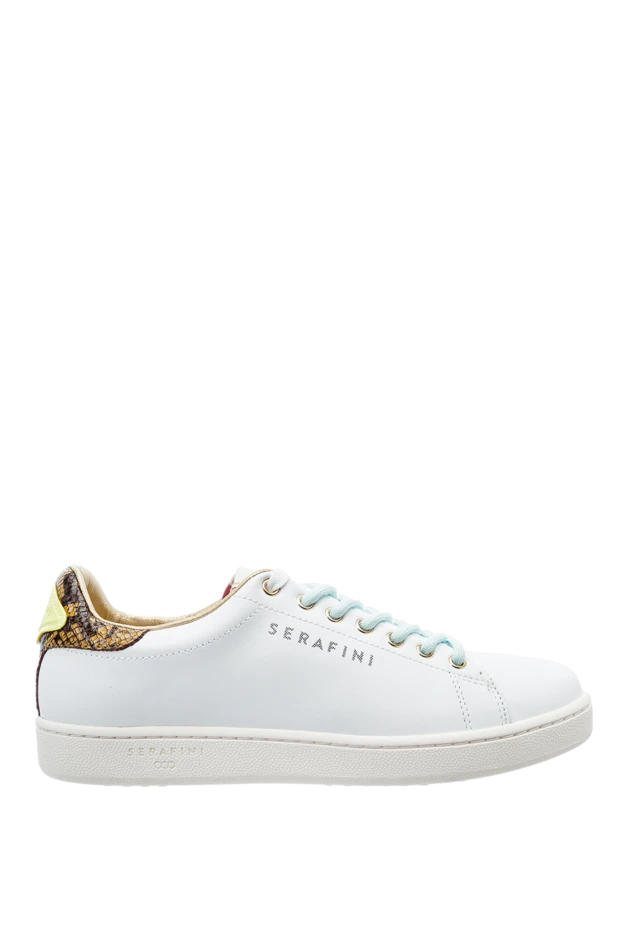 Serafini woman white leather sneakers for women купить с ценами и фото 159383 - photo 1