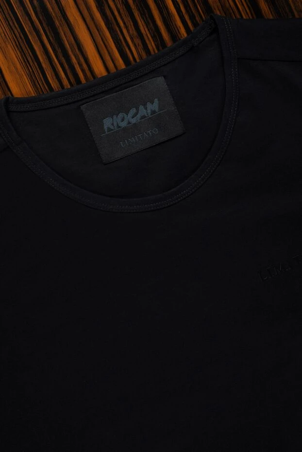 Limitato men's black cotton t-shirt with a striking print of a girl near a sports car 159474 - photo 2