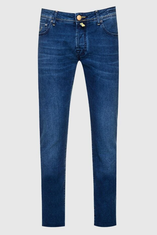 Jacob Cohen man cotton and polyester jeans blue for men купить с ценами и фото 159518 - photo 1