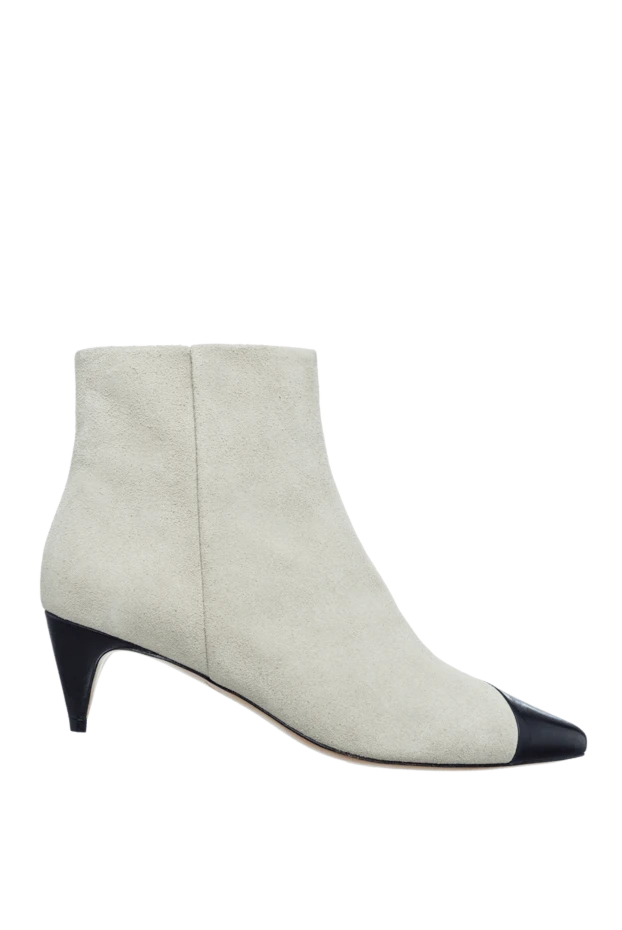 Isabel Marant woman white leather and suede ankle boots for women купить с ценами и фото 159537 - photo 1