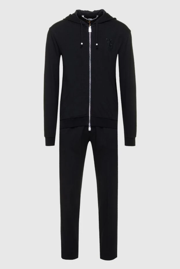 Billionaire man men's sports suit made of silk and cotton, black купить с ценами и фото 159539 - photo 1