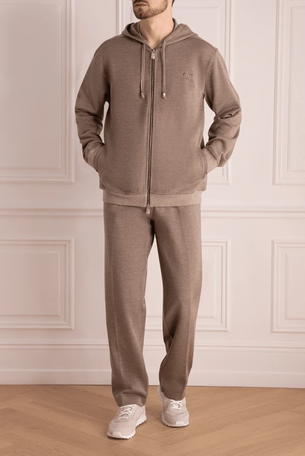 Billionaire man beige men's wool sports suit купить с ценами и фото 159543 - photo 2