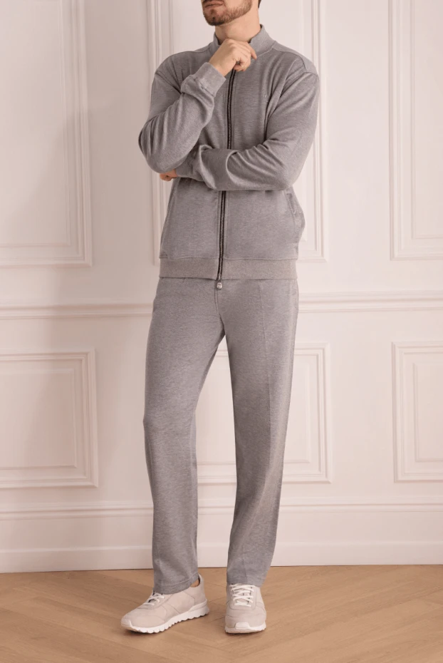 Billionaire man gray men's silk sports suit купить с ценами и фото 159547 - photo 2