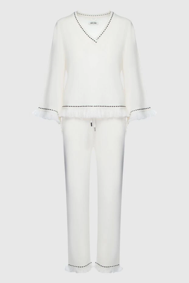 Max&Moi woman white women's walking suit made of wool and cashmere купить с ценами и фото 159713 - photo 1