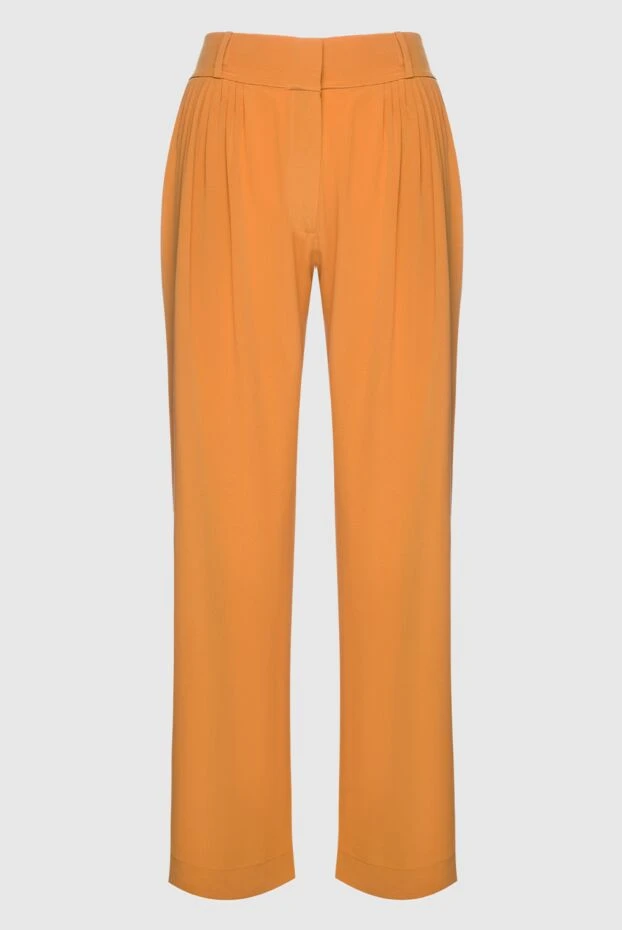 Max&Moi woman orange silk trousers for women купить с ценами и фото 159723 - photo 1