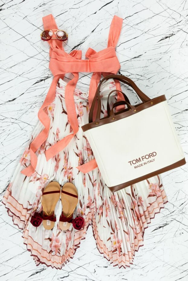 Zimmermann топ из льна и шелка розовый женский 159767 - фото 3