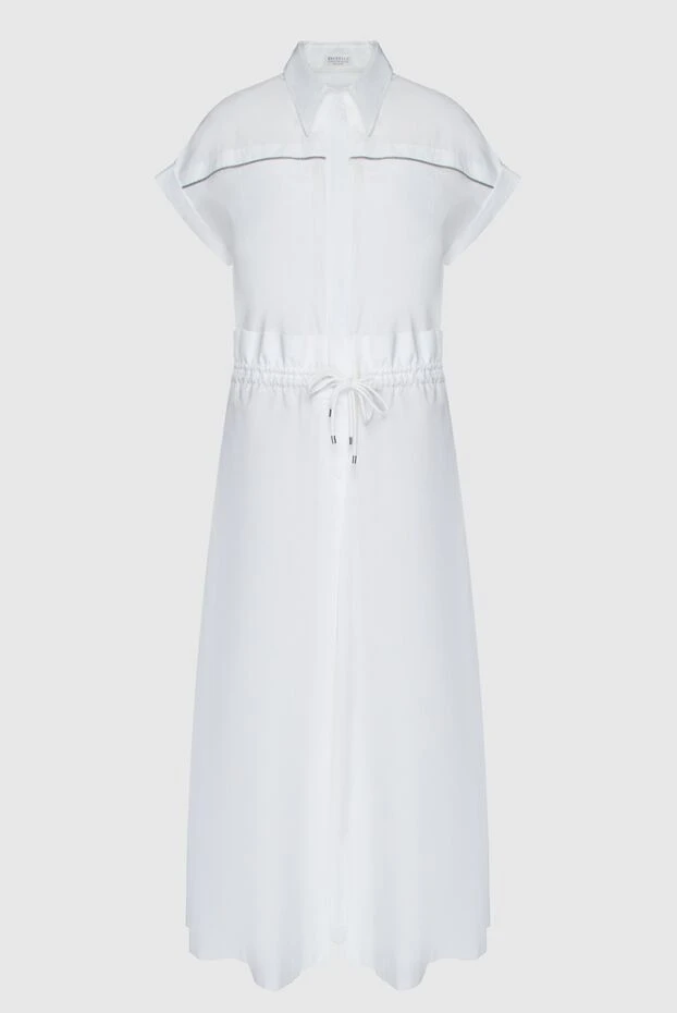 Brunello Cucinelli woman white cotton overalls for women купить с ценами и фото 159909 - photo 1