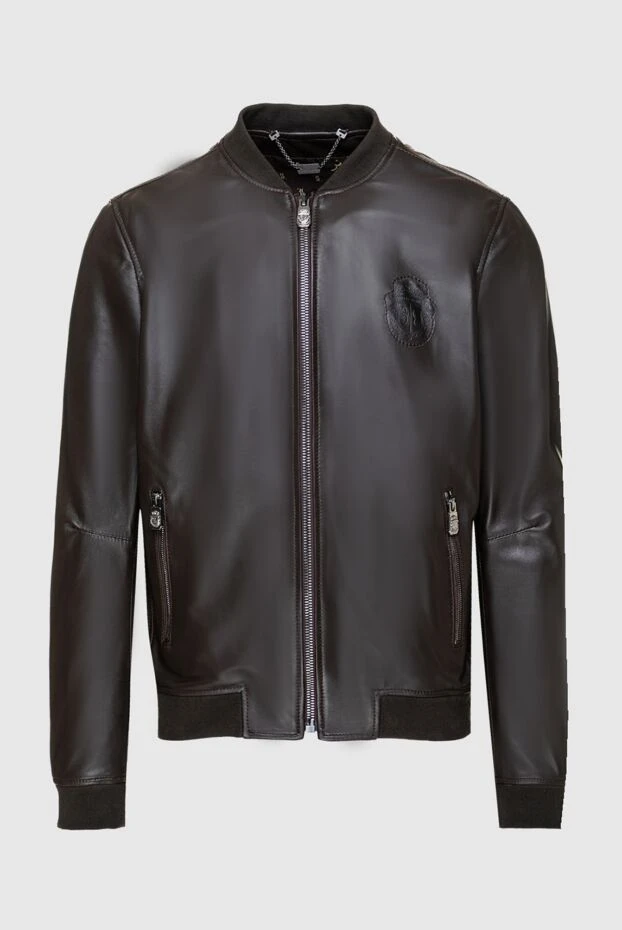 Billionaire man black leather jacket for men купить с ценами и фото 159994 - photo 1