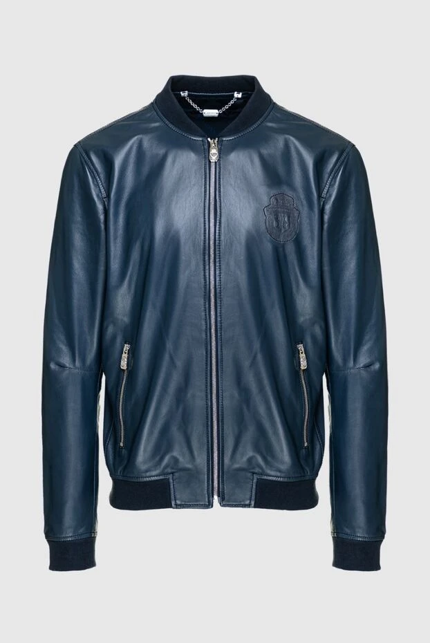 Billionaire man blue leather jacket for men купить с ценами и фото 159999 - photo 1