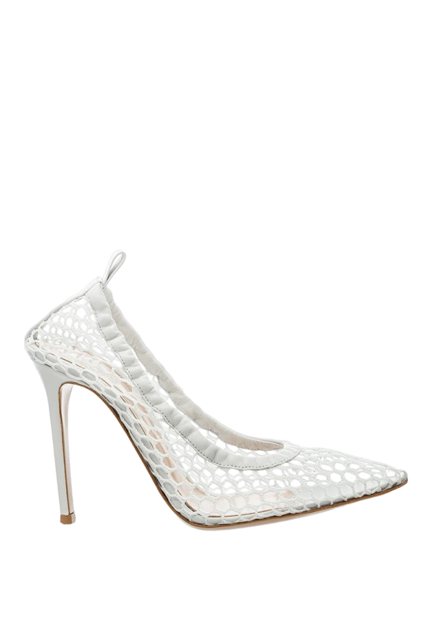 Gianvito Rossi woman white leather shoes for women купить с ценами и фото 160019 - photo 1