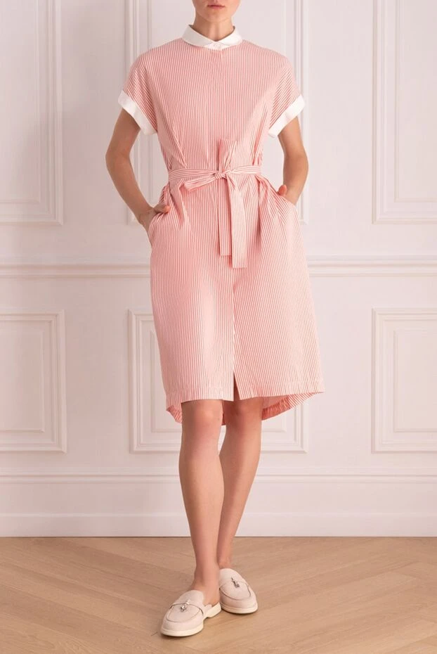 Peserico woman pink dress for women купить с ценами и фото 160047 - photo 2