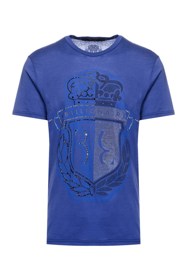 Billionaire man cotton t-shirt blue for men купить с ценами и фото 160068 - photo 1